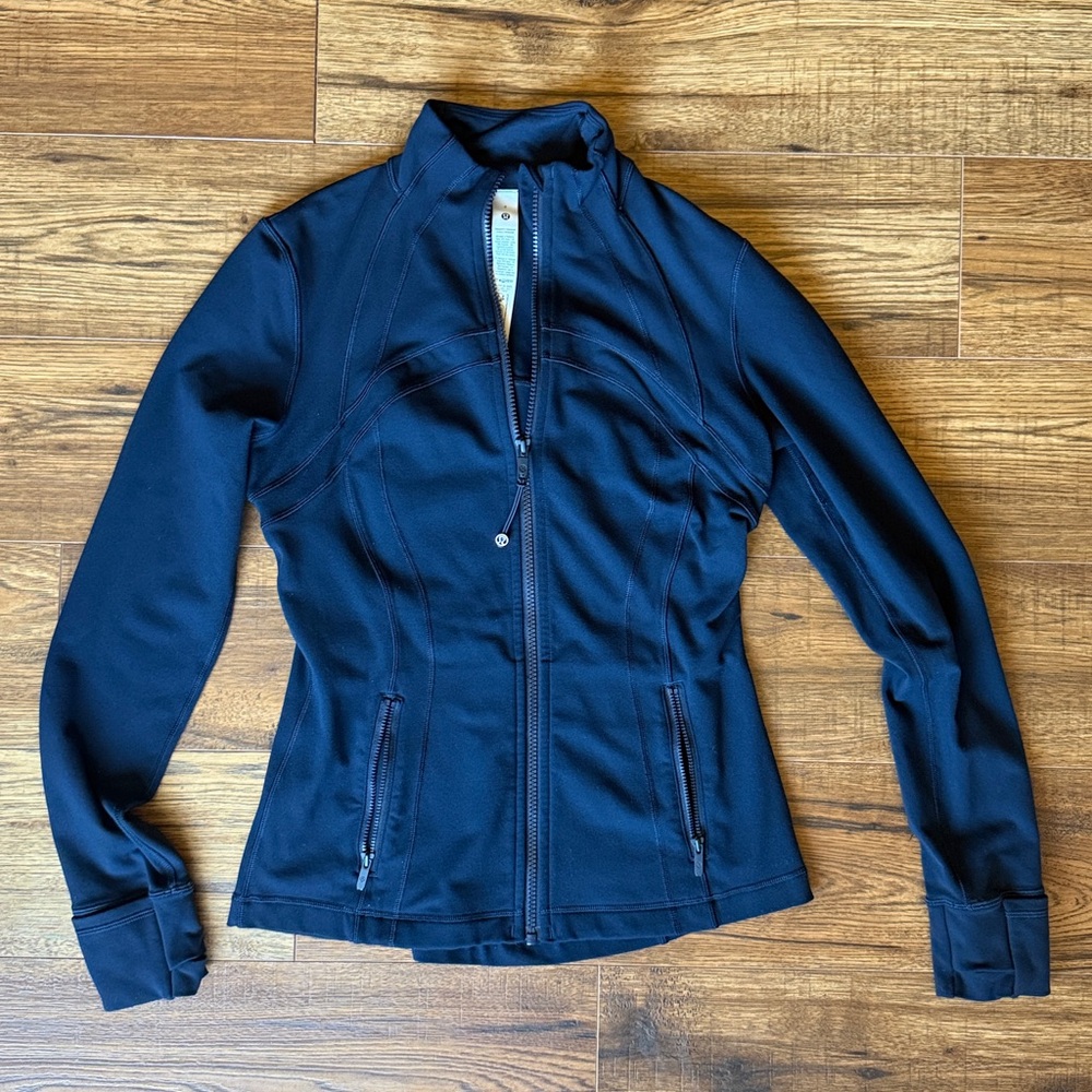 Lululemon True Navy Define Jacket Luon Size 8